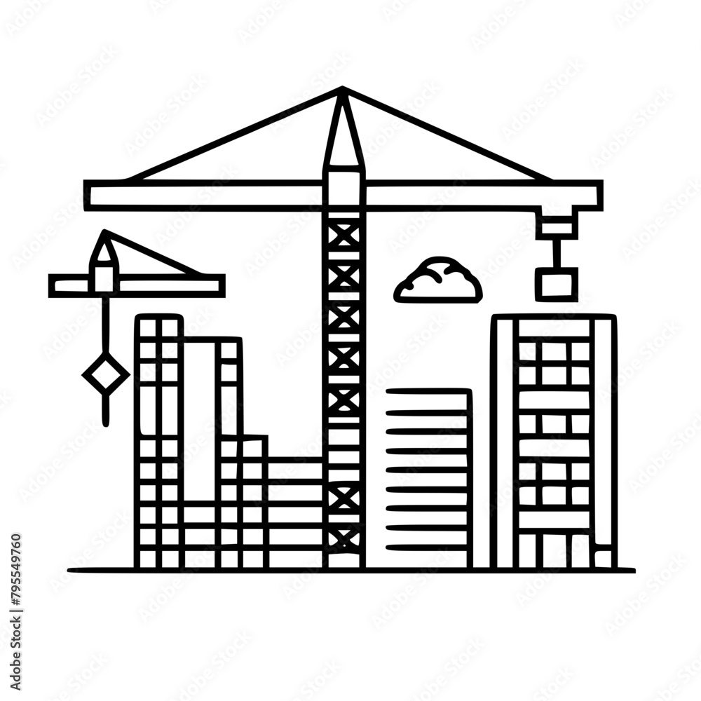 construction icon, crane icon, building icon, industry icon, business icon, architecture icon, house icon, development icon, industrial icon, machine icon, crane, construction, building