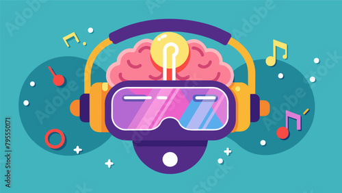 A virtual reality headset that incorporates braincomputer interface technology to create a multisensory experience allowing users to physically feel.
