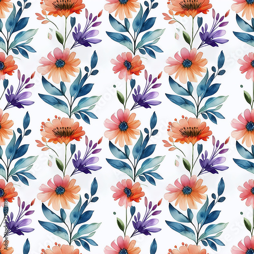 Endless Bloom  Watercolor Floral Design