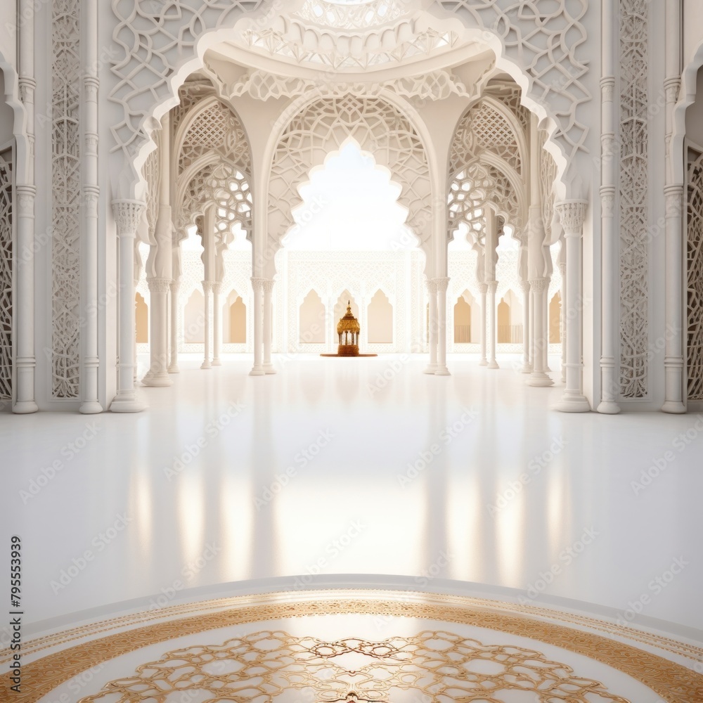 Obraz premium Muslim temple architecture