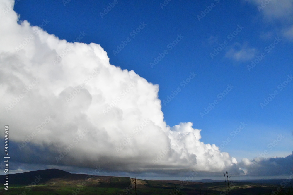 Clouds in the sky. Coppanagh Hill, Co. Kilkenny, Ireland Clouds in the sky. Coppanagh Hill, Co. Kilkenny, Ireland