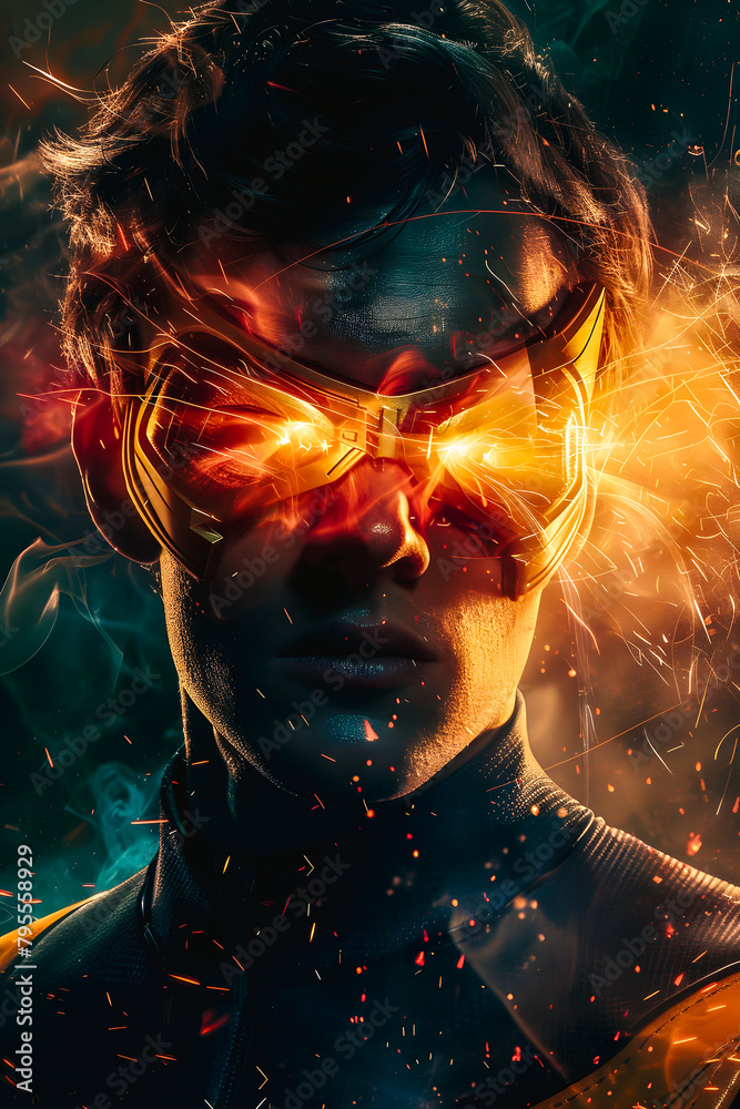 Portrait d'homme dans le futur Portrait d'homme dans le futur