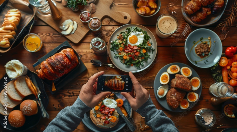 A Cozy Smartphone Food Capture