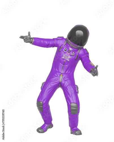 master astronaut is doing a hip hop move