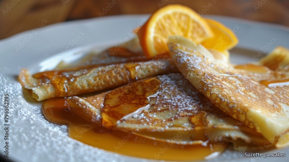 Crepe suzette (or Crepe suzette (or