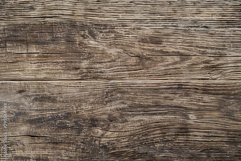 Fototapeta premium Aged oak wood texture with weathered and worn appearance, evoking a sense of timeless elegance