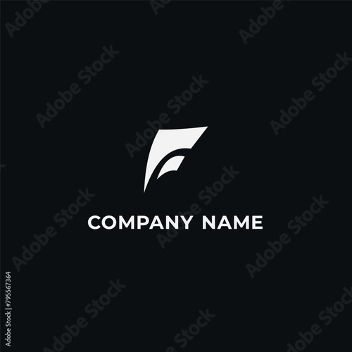 F Letter Company Logo