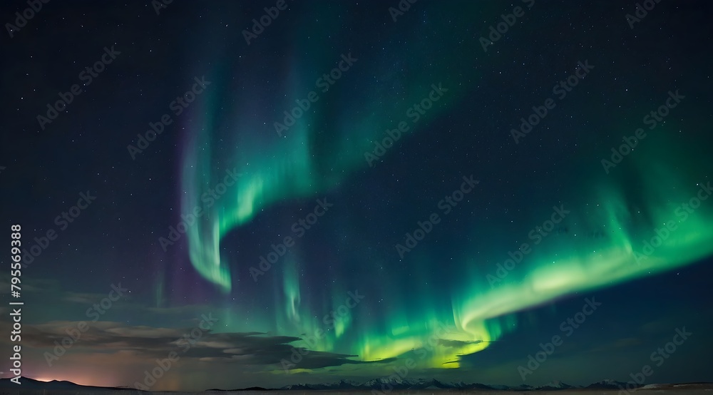 aurora borealis in the sky,aurora in the sky, light green aurora in the sky, aurora in the night,colorful sky, green abstract background, fire in the sky