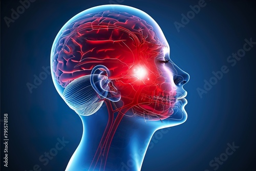 Brain attack damage frontal lobe of Stroke vascular dementia Hemorrhagic transient ischemic Alzheimer's heart pill mini risk signs symptom care  photo