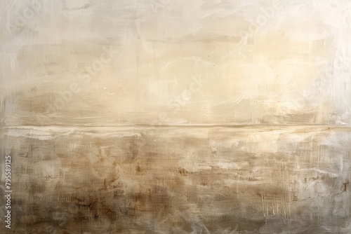 Horizon s Whisper. A Serene Symphony in Beige and Coffee Tones.