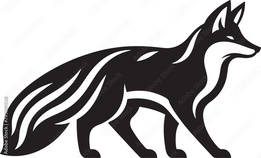 Obraz premium fox vector