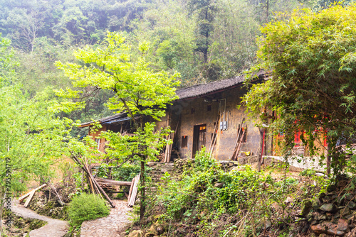 Beautiful rural scenery of Dachong Tanyao, Hezhou, Guangxi, China photo