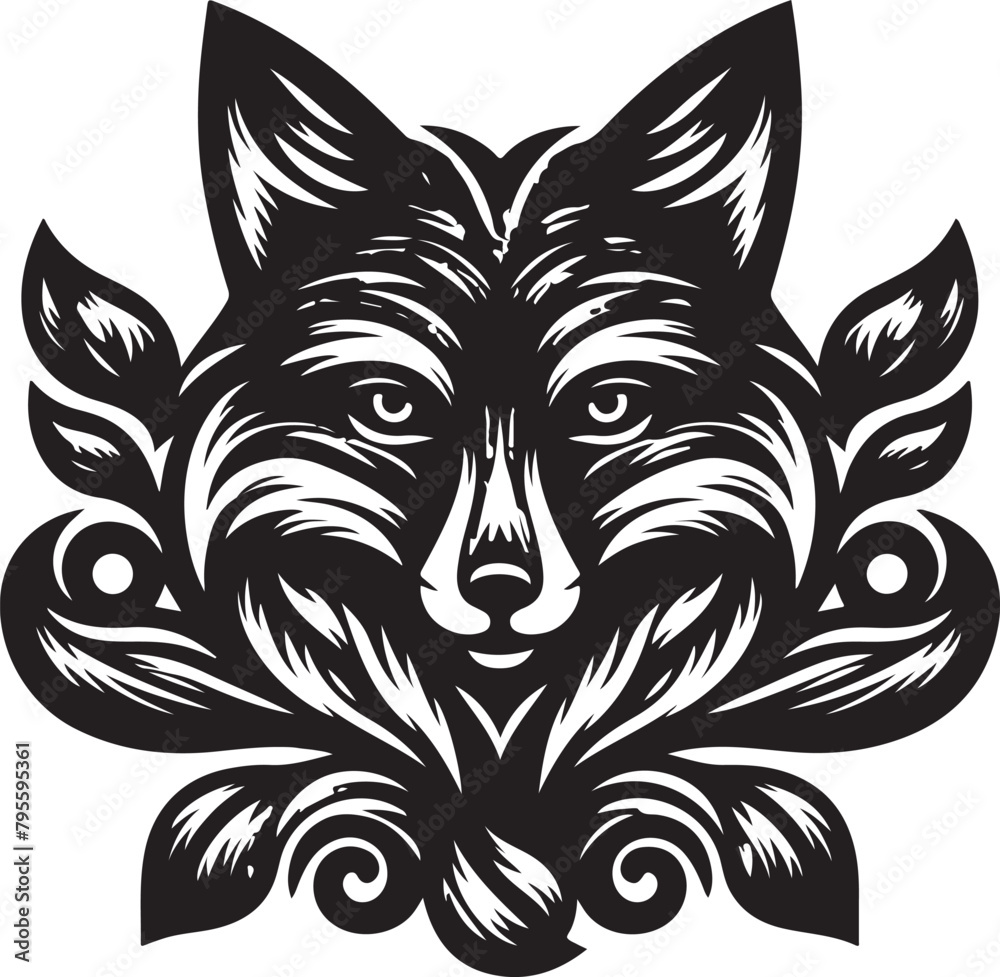Fototapeta premium fox vector