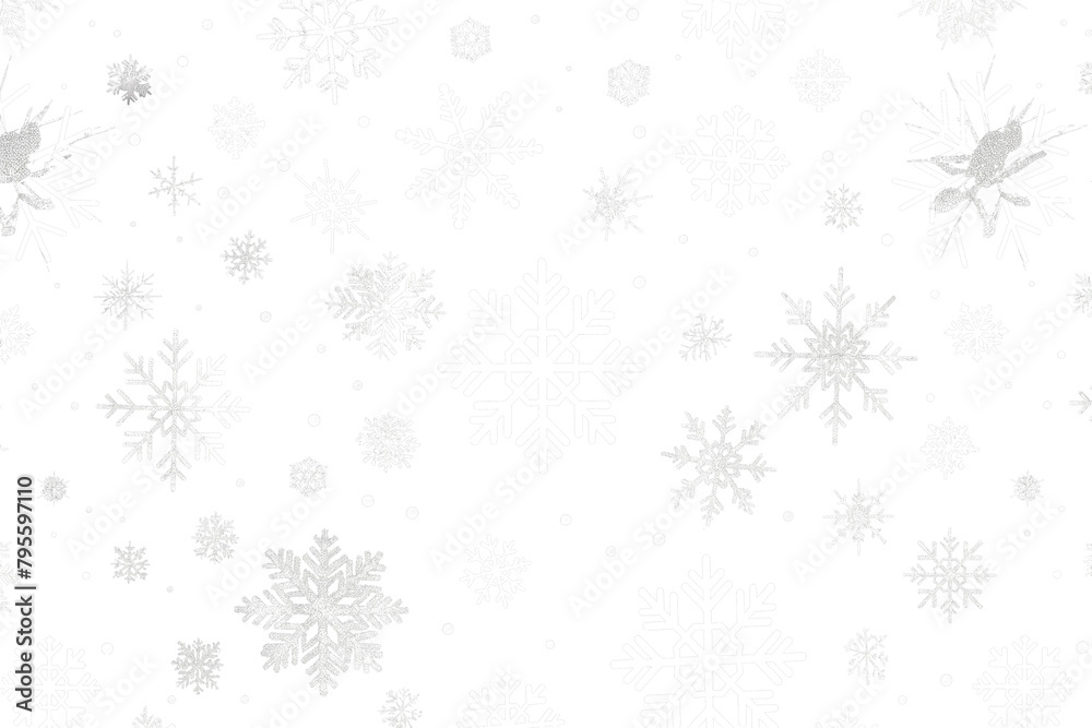 Snowflakes on a transparent background Snowflakes on a transparent background