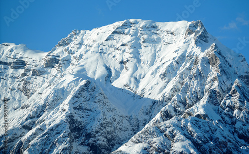 Bettelwurfmassiv Absam Karwendel Tirol Winter photo