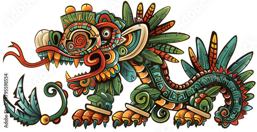 of mayan god Itzamna (The god of the heavens, day, and night)