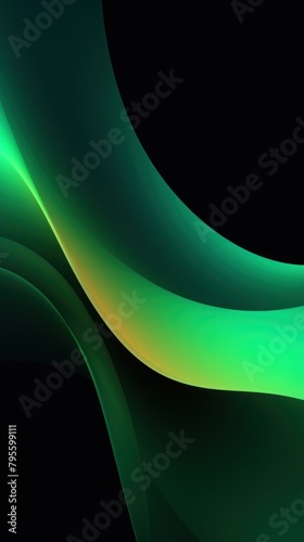 Abstract grain gradient visualizer gaussian blur green backgrounds pattern. photo