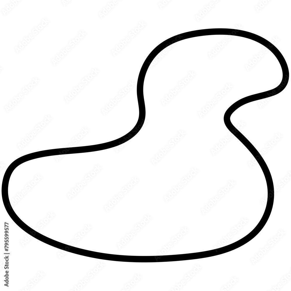 Abstract Liquid Shapes Outline Icon Pack Abstract Liquid Shapes Outline Icon Pack