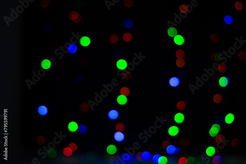 Modern pixel abstract dot on black background