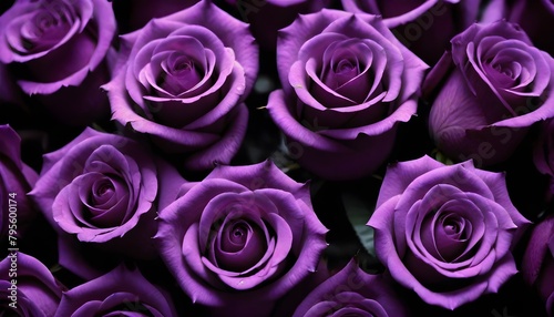 Multitude of violet roses background hd