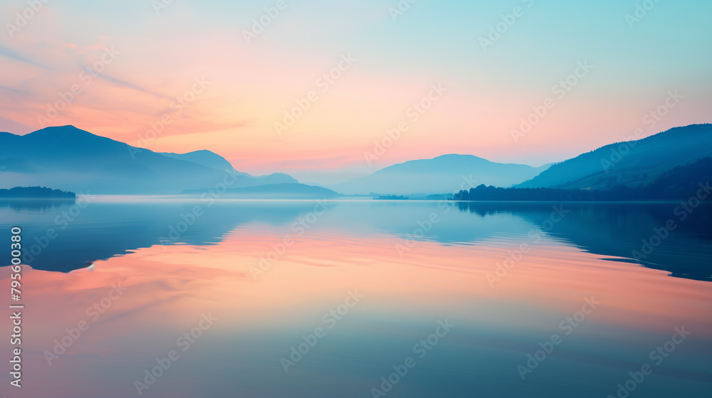 Tranquil Sunset Lake Tranquil Sunset Lake