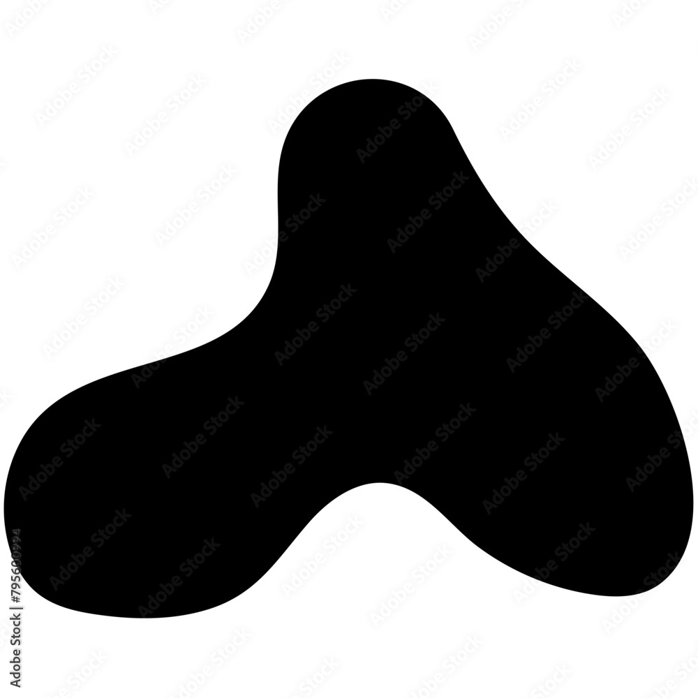 Abstract Black Liquid Ink Shapes Icon Pack Abstract Black Liquid Ink Shapes Icon Pack