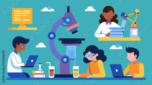 In a science lab each students microscope zooms in and out based on their level of understanding creating an individualized learning experience for.