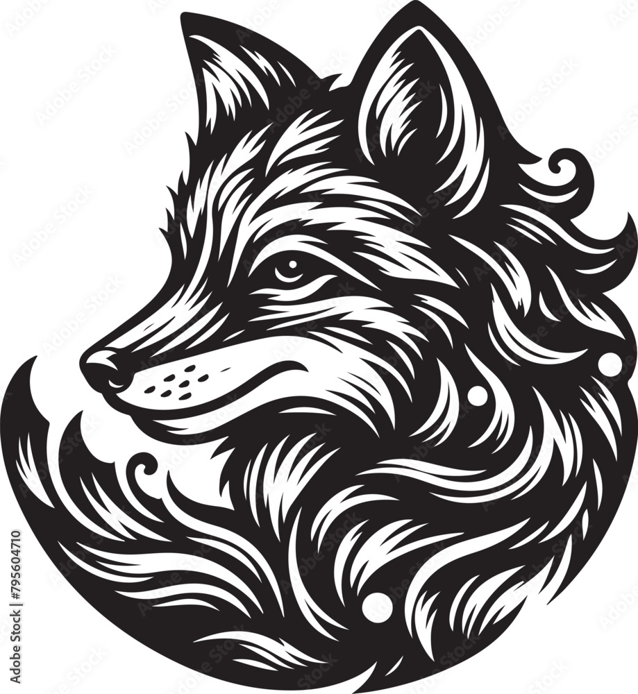 Fototapeta premium fox vector