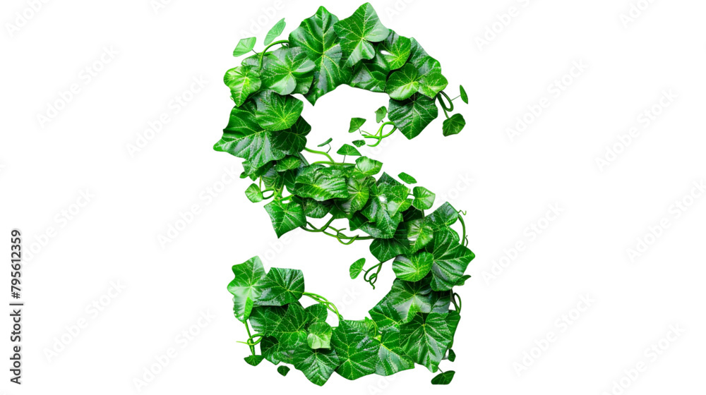 dollar sign made of green grass isolates png dollar sign made of green grass isolates png