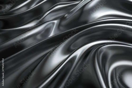  A black-and-silver striped background, with a metallic stripe pattern on the bottom and a silver stripe pattern on the bottom. Beautiful simple AI generated image in 4K, unique.