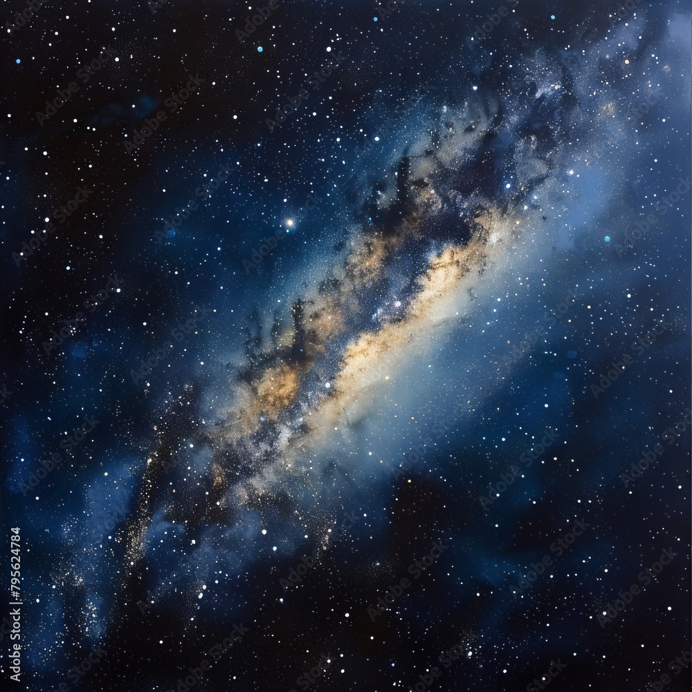 Fototapeta premium milky way in space.