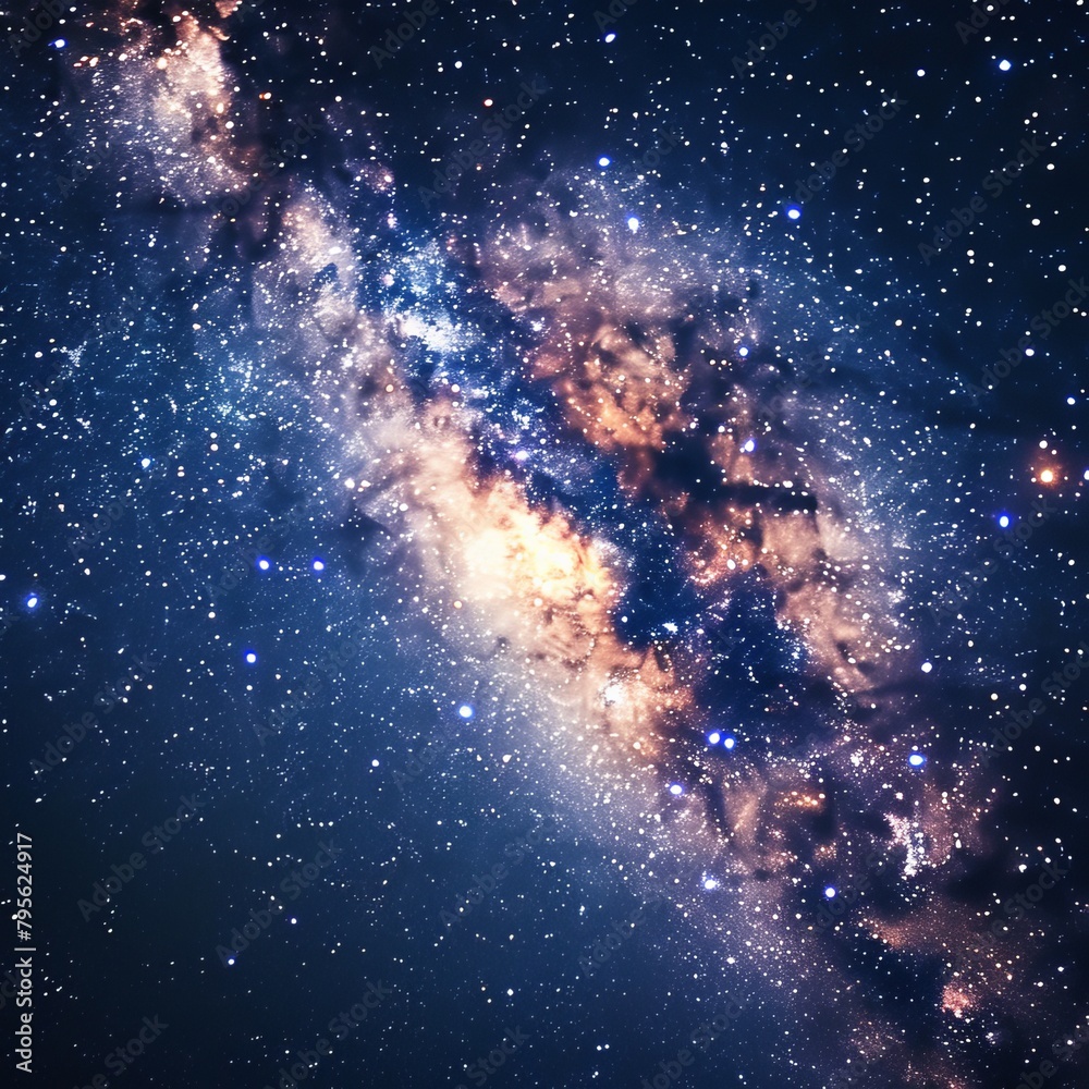 milky way in space. milky way in space.