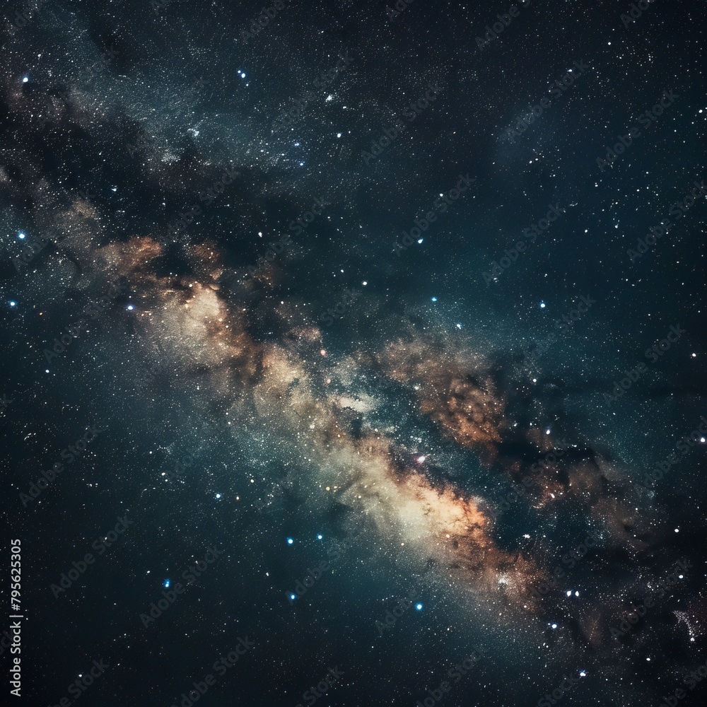 milky way in space. milky way in space.
