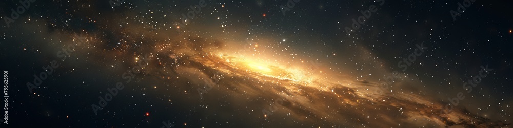 milky way in space.