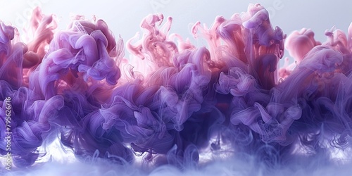 Abstract purple liquid swirls with dynamic movement, creating a surreal backdrop of vibrant imagination