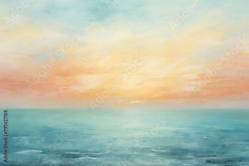 Sunset beach background painting backgrounds outdoors. photo