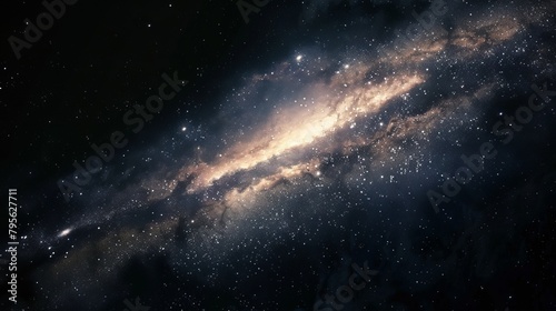 milky way in space.