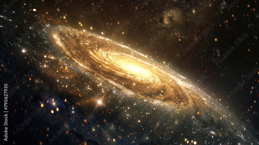 Fototapeta premium milky way in space.