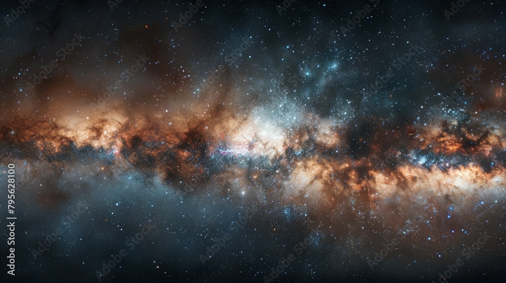Obraz premium milky way in space.