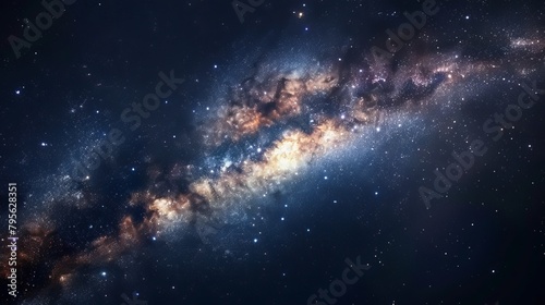 milky way in space. © Yahor Shylau 