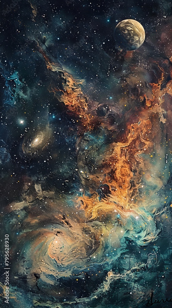 Obraz premium milky way in space.