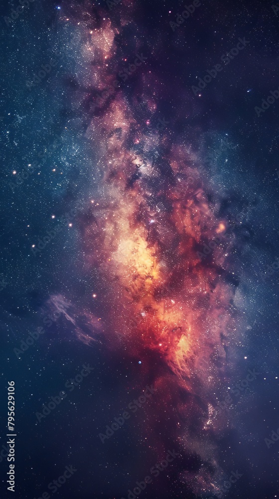 Fototapeta premium milky way in space.