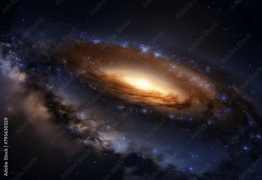 Fototapeta premium milky way in space.