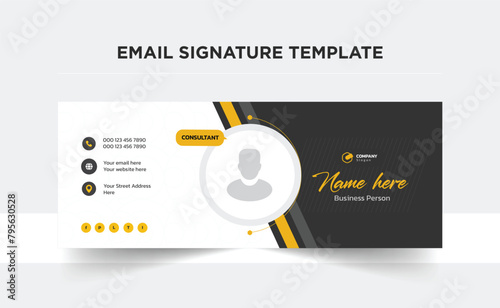 Email signature vector templates, Trendy email signature, Clean Email Template, Modern Professional awesome unique Corporate custom beautiful 
personal Office Email signature design template set 