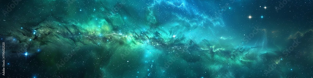 Obraz premium milky way in space.