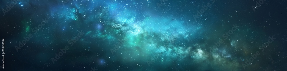 Naklejka premium milky way in space.