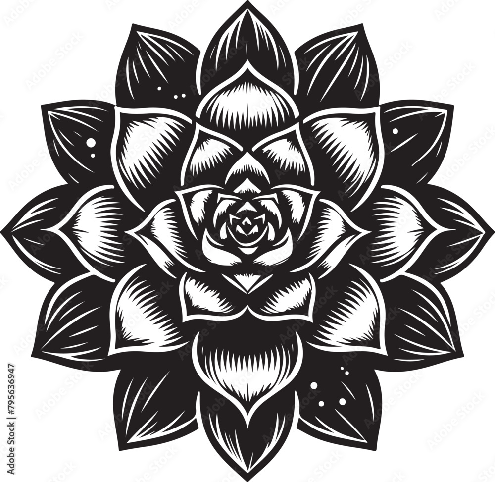 black and white lotus flower black and white lotus flower
