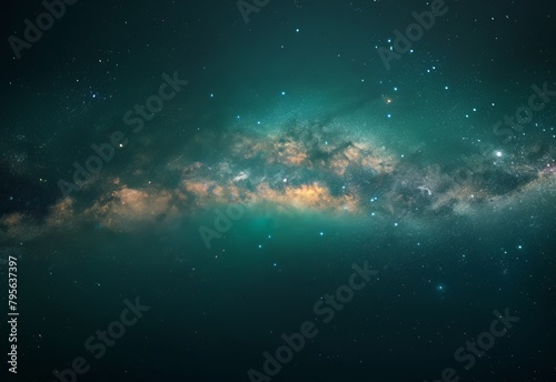 milky way in space. © Yahor Shylau 