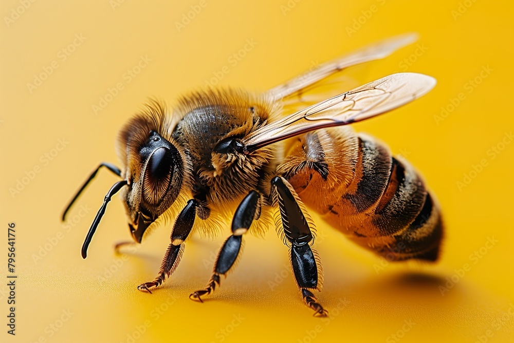 Honey bee day. Bees on honey, apiary symbol, insect. Tasty and sweet liquid. Dessert and delicacy. Poster or banner Honey bee day. Bees on honey, apiary symbol, insect. Tasty and sweet liquid. Dessert and delicacy. Poster or banner