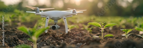 Our strategic initiatives include using drone technology to plant trees, revolutionizing reforestation and business growth, business concept